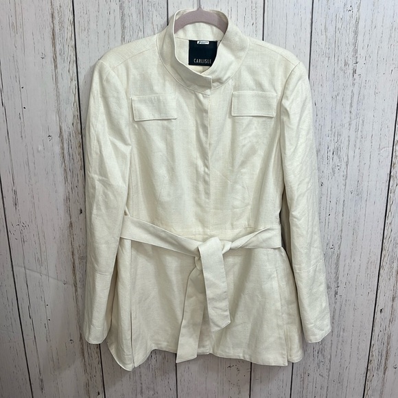 Carlisle 100% Silk Winter White Jacket
Size 16 - Picture 1 of 12